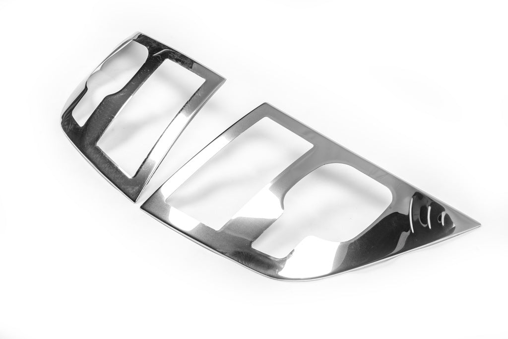 Headlight Covers (2 pcs, Stainless Steel) for Ford Transit 2000-2014 - image 3