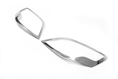 Headlight Covers (2 pcs, Stainless Steel) for Peugeot Bipper 2008-2017 - image 3