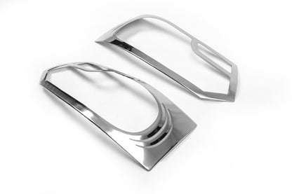 Headlight Covers Chrome (2 pcs, Stainless Steel) for Volkswagen T5 2010-2015 - image 2