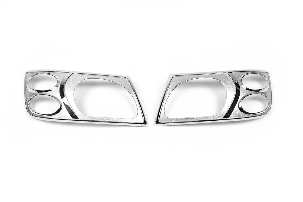 Headlight covers (2001-2004, 2 pcs.) for Nissan Patrol Y61 1997-2011 - Reelken Auto