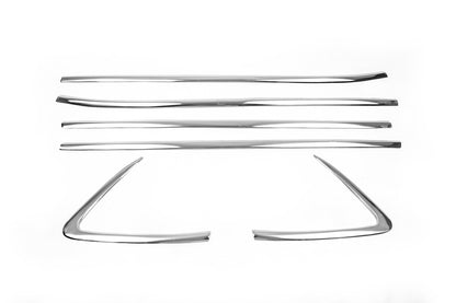 Lower edging of windows (6 pcs., stainless steel) for Hyundai Tucson TL 2016-2021 - image 2