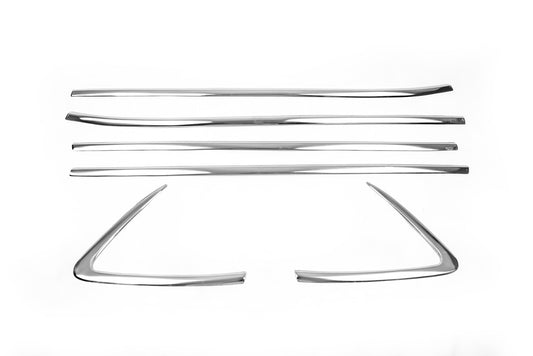 Lower edging of windows (6 pcs., stainless steel) for Hyundai Tucson TL 2016-2021 - image 2
