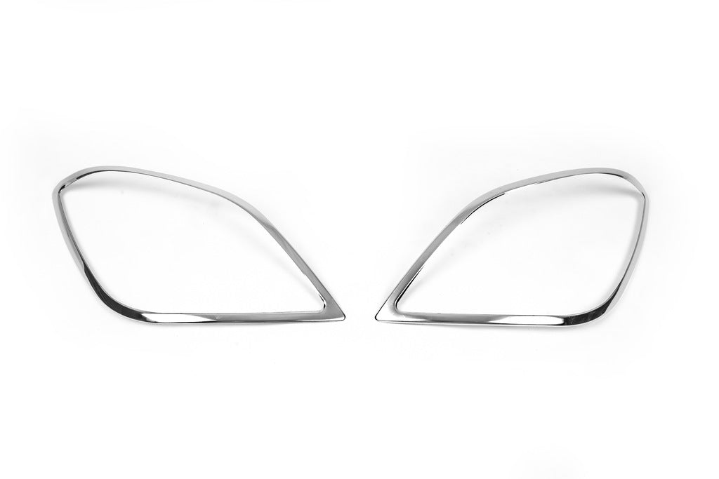 Headlight Covers Chrome (2 pcs, Stainless Steel) for Mercedes Sprinter W906 2006-2018 - image 2