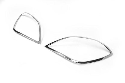 Covers for lights (2 pcs, stainless steel.) for Mercedes Sprinter W906 2006-2018 - Reelken Auto