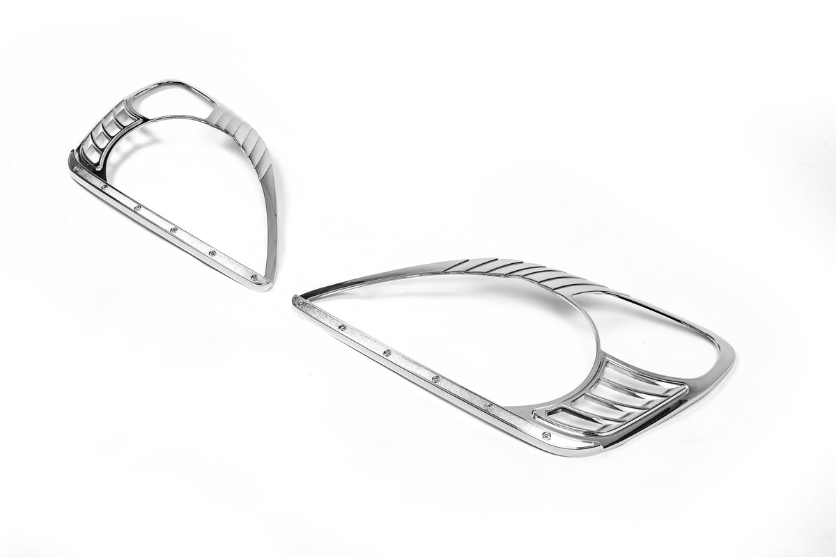 Front lamp trims (2 pieces, plastic) for Honda CRV 2001-2006 - image 3