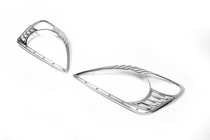 Front lamp trims (2 pieces, plastic) for Honda CRV 2001-2006 - image 3