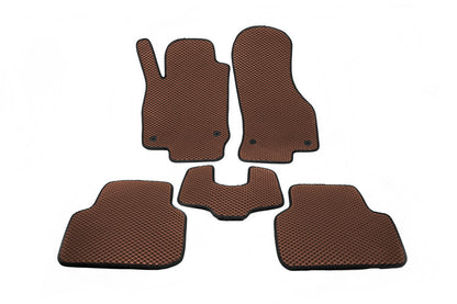 EVA Floor Mats (Brown) for Skoda Octavia IV A8 2020- - image 1