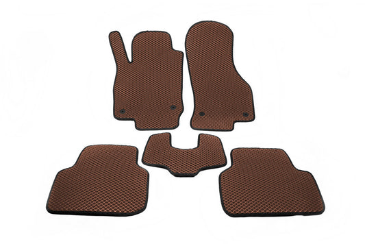 EVA Floor Mats (Brown) for Skoda Octavia IV A8 2020- - image 1