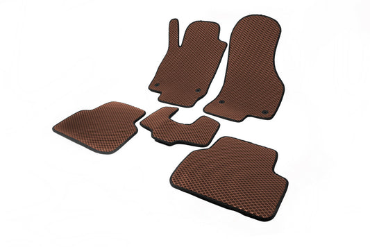 EVA Floor Mats (Brown) for Skoda Octavia IV A8 2020- - image 2