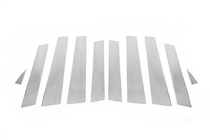 Stainless Steel Door Pillar Trim for Audi Q7 2005-2015 - image 2