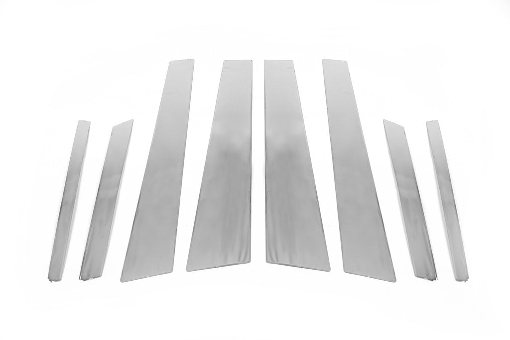 Stainless Steel Door Pillar Trim for BMW X6 E-71 2008-2014 - image 2