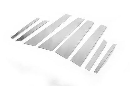 Stainless Steel Door Pillar Trim for BMW X6 E-71 2008-2014 - image 3