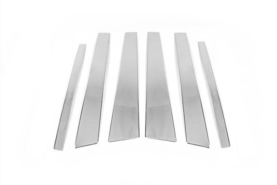 Stainless Steel Door Pillar Trim for BMW X5 E-70 2007-2013 - image 5
