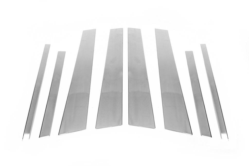 Pads on the door pillar (stainless) for BMW X3 F-25 2011-2018 - Reelken Auto