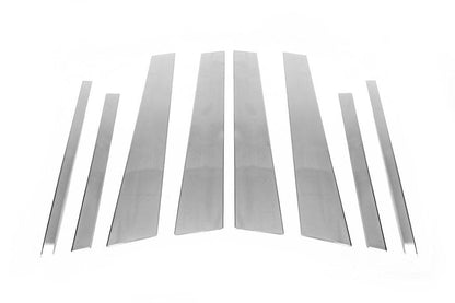 Pads on the door pillar (stainless) for BMW X3 F-25 2011-2018 - Reelken Auto