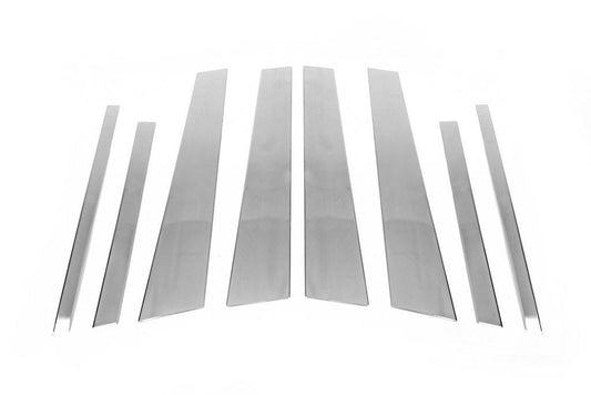 Pads on the door pillar (stainless) for BMW X3 F-25 2011-2018 - Reelken Auto