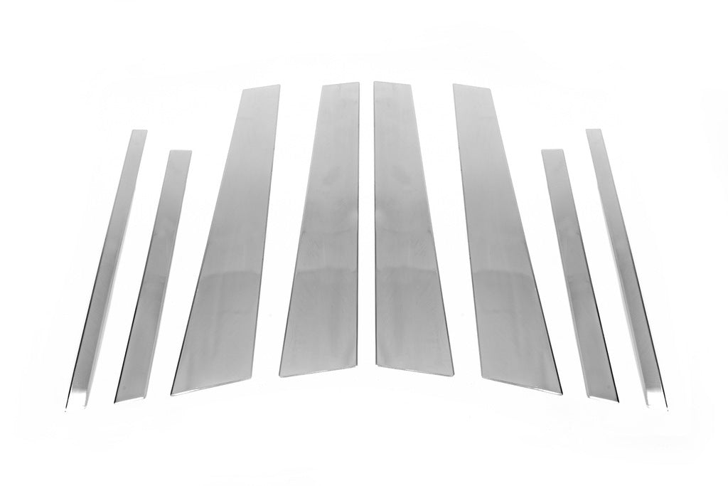 Stainless Steel Door Pillar Covers for BMW X3 F25 2011-2018 - image 3