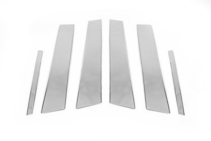 Stainless Steel Door Pillar Trim (6 pcs) for Citroen C-5 2008-2017 - image 2