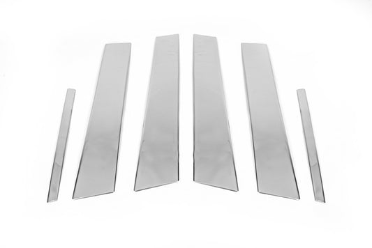 Stainless Steel Door Pillar Trim (6 pcs) for Citroen C-5 2008-2017 - image 2