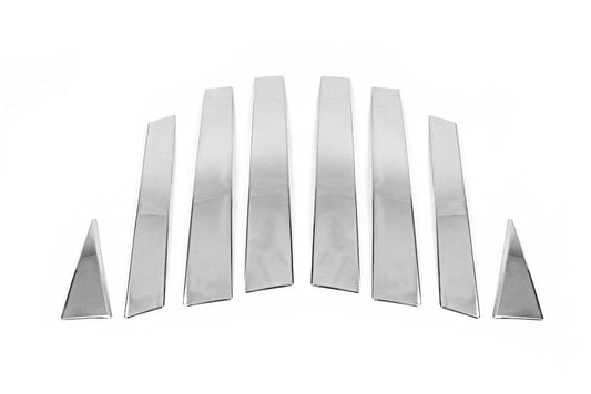 Door jamb molding (8 pcs., stainless steel) for Honda CRV 2007-2011 - Reelken Auto