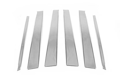 Stainless Steel Door Pillar Trim (6 pcs) for Honda CRV 2001-2006 - image 2