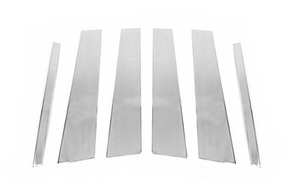 Door pillar molding (6 pieces, stainless steel) for Mercedes GLE/ML class W166 - Reelken Auto