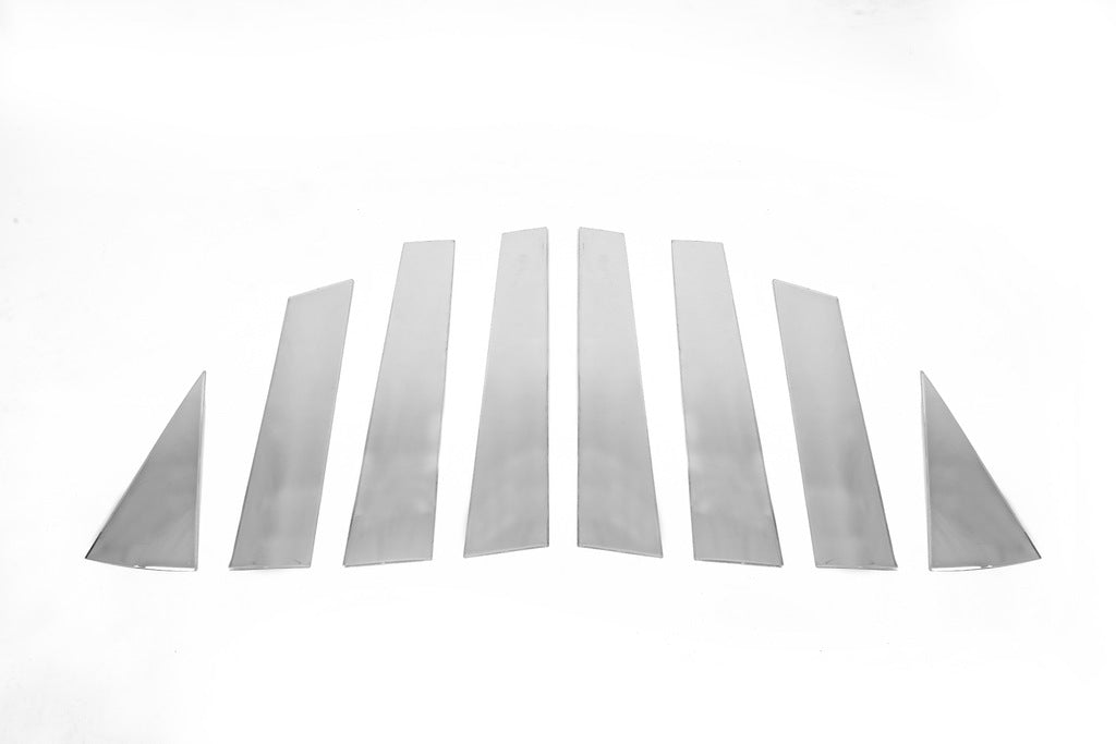 Chrome Pillar Covers (Stainless Steel) for Nissan X-trail T32/Rogue 2014-2021 - image 4