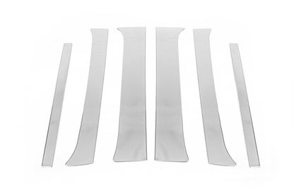Stainless Steel Door Pillar Trim (6 pcs) for Nissan Pathfinder R51 2005-2014 - image 3