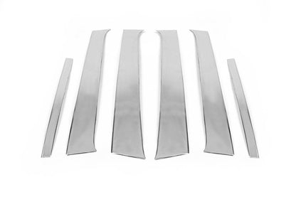 Stainless Steel Door Pillar Trim for Renault Sandero 2007-2013 - image 2