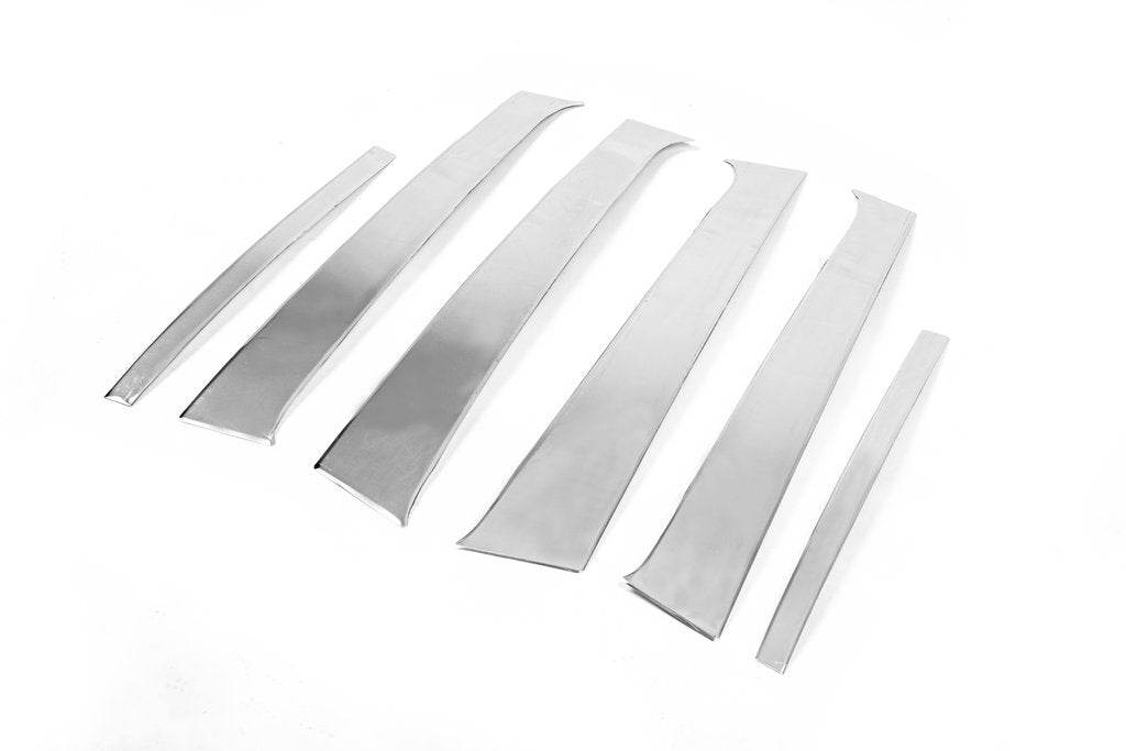 Door pillar molding (stainless) for Dacia Sandero 2007-2013 - Reelken Auto