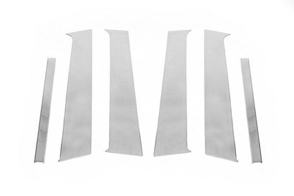 Door pillar molding (stainless) for Dacia Sandero 2013-2020 - Reelken Auto