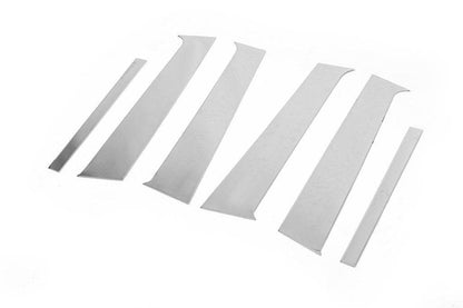 Door pillar molding (stainless) for Dacia Sandero 2013-2020 - Reelken Auto