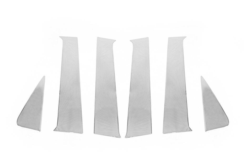 Door pillar molding (stainless) for Dacia Duster 2018-2024 - Reelken Auto
