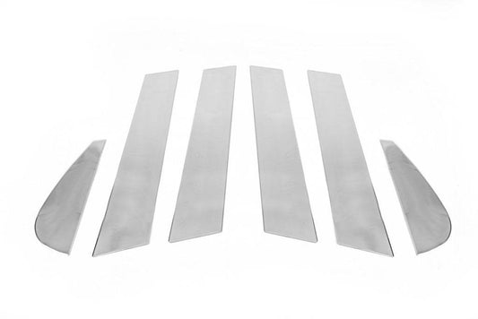 Pads on rack (stainless steel) for Peugeot 508 2010-2018 - Reelken Auto