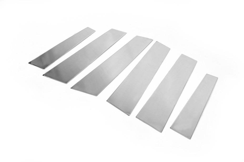 Pads on rack (stainless steel) for Peugeot 3008 2008-2016 - Reelken Auto