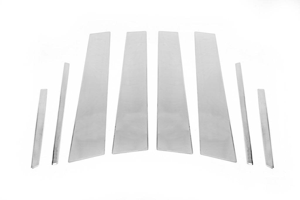 Pads on the door pillar (stainless) for Opel Insignia 2017-2022 - Reelken Auto