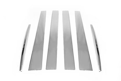Stainless Steel Door Pillar Trim (6 pcs) for Mitsubishi L200 2015-2024 - image 2