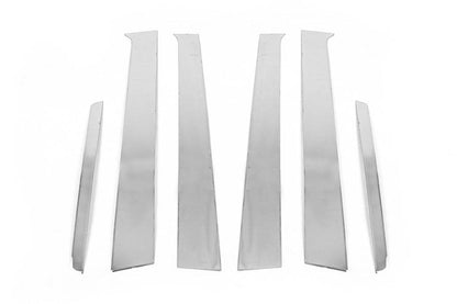 Chrome on racks (6 pcs, stainless steel) for Kia Sorento I BL 2002-2009 - Reelken Auto