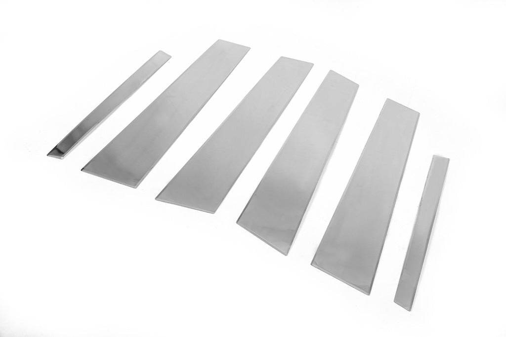 Pads on rack (stainless steel) for Mercedes E-class W213 2016-2023 - Reelken Auto