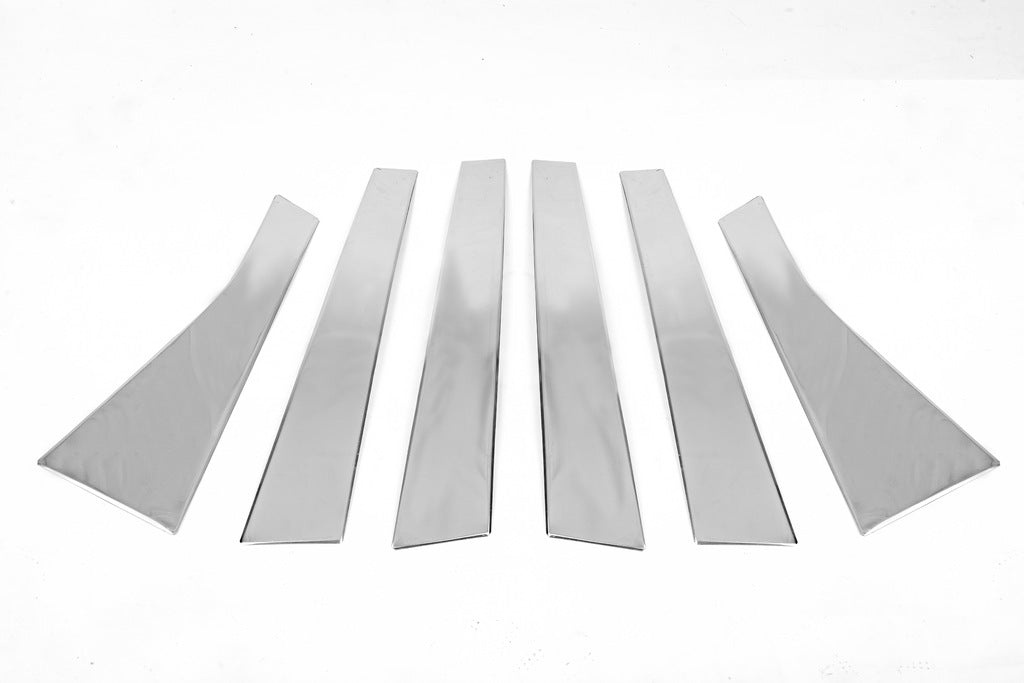 Stainless Steel Door Pillar Trim for Jeep Cherokee KL 2013- - image 2