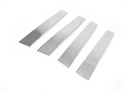 Door pillar molding (stainless) for Ford Focus II 2008-2011 - Reelken Auto