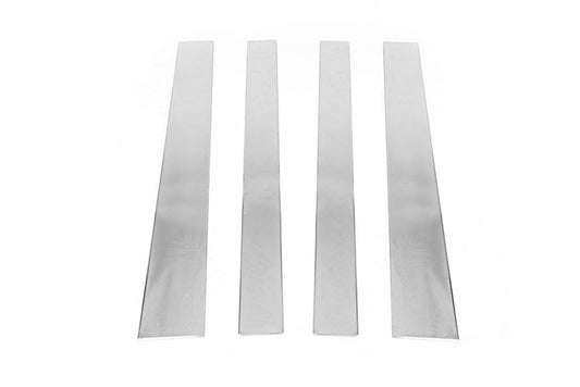 Lining on the door pillars (4 pieces, stainless steel) for Ford Connect 2010-2013 - Reelken Auto