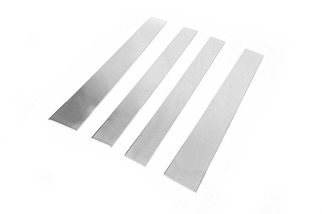 Lining on the door pillars (4 pieces, stainless steel) for Ford Connect 2006-2009 - Reelken Auto