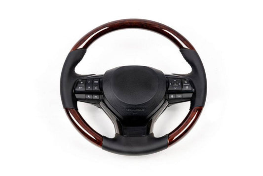 Steering wheel assembly (for wood) for Lexus LX570/450d - Reelken Auto
