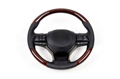 Steering wheel assembly (wood look) for Lexus GX460 2009-2023 - image 1