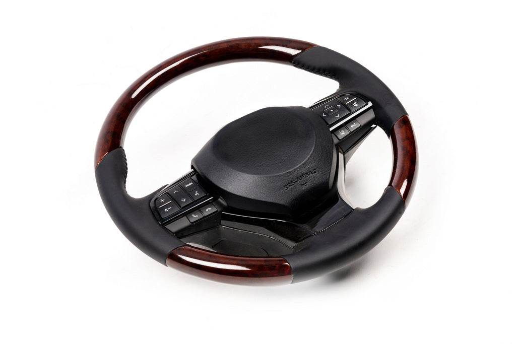 Steering wheel assembly (for wood) for Lexus LX570/450d - Reelken Auto