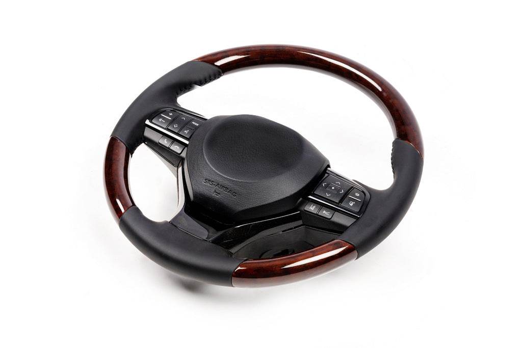 Steering wheel assembly (for wood) for Lexus LX570/450d - Reelken Auto