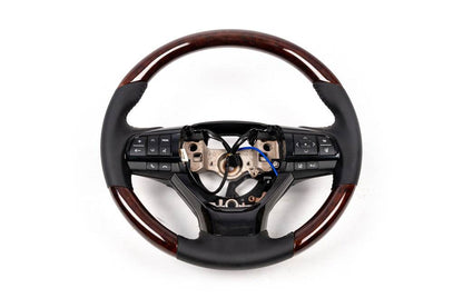 Steering wheel assembly (for wood) for Lexus LX570/450d - Reelken Auto