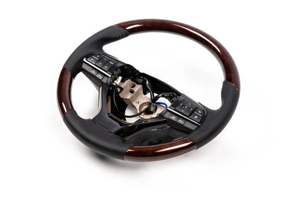 Steering wheel assembly (for wood) for Lexus LX570/450d - Reelken Auto