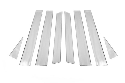 Stainless Steel Pillar Covers (8 pcs) for Volkswagen Touareg 2010-2018 - image 2